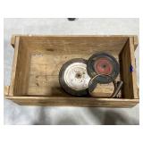 National Screw Wood Box w/Wheels