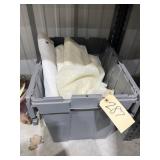 Linens - Tablecloths & More in Plastic Bin