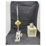 Metal Tea Light Lantern & Lightning Rod
