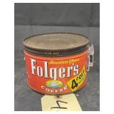 Folgers Coffee Tin