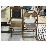 2 - Vintage Folding Chairs