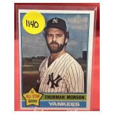 1976 TOPPS THURMAN MUNSON CARD