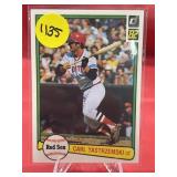1982 DONRUSS HOF CARL YASTRZEMSKI CARD