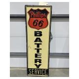 Metal Sign "Phillips 66" 14"x42"