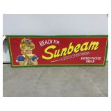Metal Sign "Sunbeam" 42"x14"