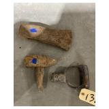 2 - Axe Heads & Metal Handle