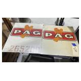 2 - Wood "PAG" Signs 18"x19"