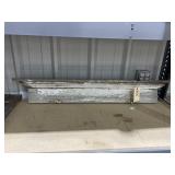 Antique Wood Shelf 49"L
