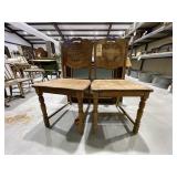2 - Wooden Chairs