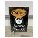 Metal Sign "Oil Zum" 14"x20"