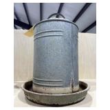 Metal Chicken Watering Can