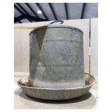 Metal Chicken Watering Can