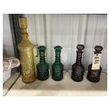 5 Pcs - Glass Decanters