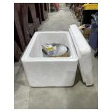 Styrofoam Ice Chest - Pet Nail Trimmer - Tin