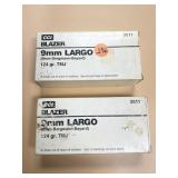 2pc - 9mm Largo Ammo
