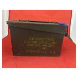 Metal Ammo Box w/30-06 Black Tip Ammo