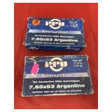 2pc - 7.62 x 53 Ammo
