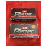 2pc - 9mm Luger Ammo - 1 Partial Box