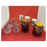 10 Pcs - Scotch Glasses - Ovaltine Jars
