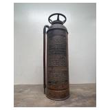 Vintage Brass Fire Extinguisher