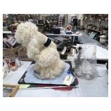 Plush Poodle - Table Lamp - Canvas Wall Art