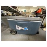 Coleman 95 Can Insulated Cooler on Wheeler