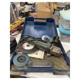Corded Angle Grinder w/Blades in Case