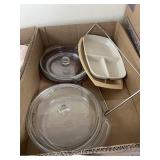 Anchor Hocking Pie Plate - Plastic Lunch Trays