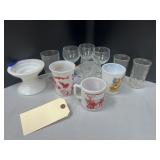 11 Pcs - Assorted Cups & Candle Stand