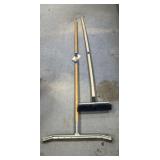 Push Broom & Squeegee