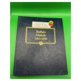 Very Nice Empty Buffalo Nickel Book 1913-1938