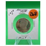1978-S Proof Kennedy Half Dollar