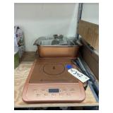 3 Pc - Copper Chef Cooking Surface - Grill Pan