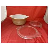 Pyrex Princess Casserole Dish w/Lid