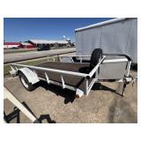BigTex Single Axle Flatbed Trailer 7x12