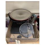 Elec Wok w/Grill Screen - Wire Racks  & More