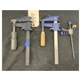 3 - Assorted Irwin Clamps