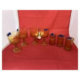 Indiana Glass Stem Glasses & Juice Glasses