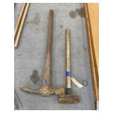 Sledge Hammer & Pick Axe