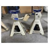 Pair 2-Ton AC Delco Jack Stands