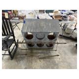 Metal Chicken 6-Hole Nesting Box