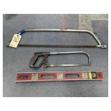 2 - Hand Saws & Level