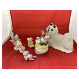 Door Stop Dog - Music Box - Precious Moments