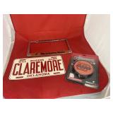 3 Pcs - License Plate Frames & Sensor Decal
