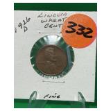 1926-D Lincoln Wheat Cent Fine