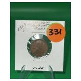 1929-S Lincoln Wheat Cent Fine