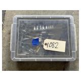 Assorted Screwdriver Bits in Plastic Case
