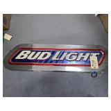Bud Light Beer Plastic Sign 42"L