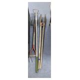 3 Pcs - Potato Fork - Posthole Digger - Hoe