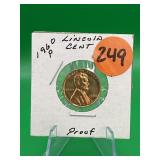 1960 Lincoln Cent Proof